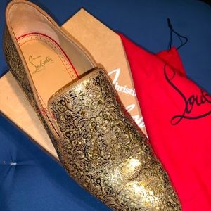 COPY - Men’s Christian Louboutin Dandelion Flat (gold)